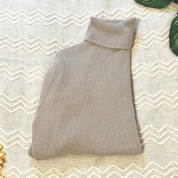 Karen Scott Sweaters - Karen Scott Silver Turtleneck Sweater | Women’s Extra Large (J)